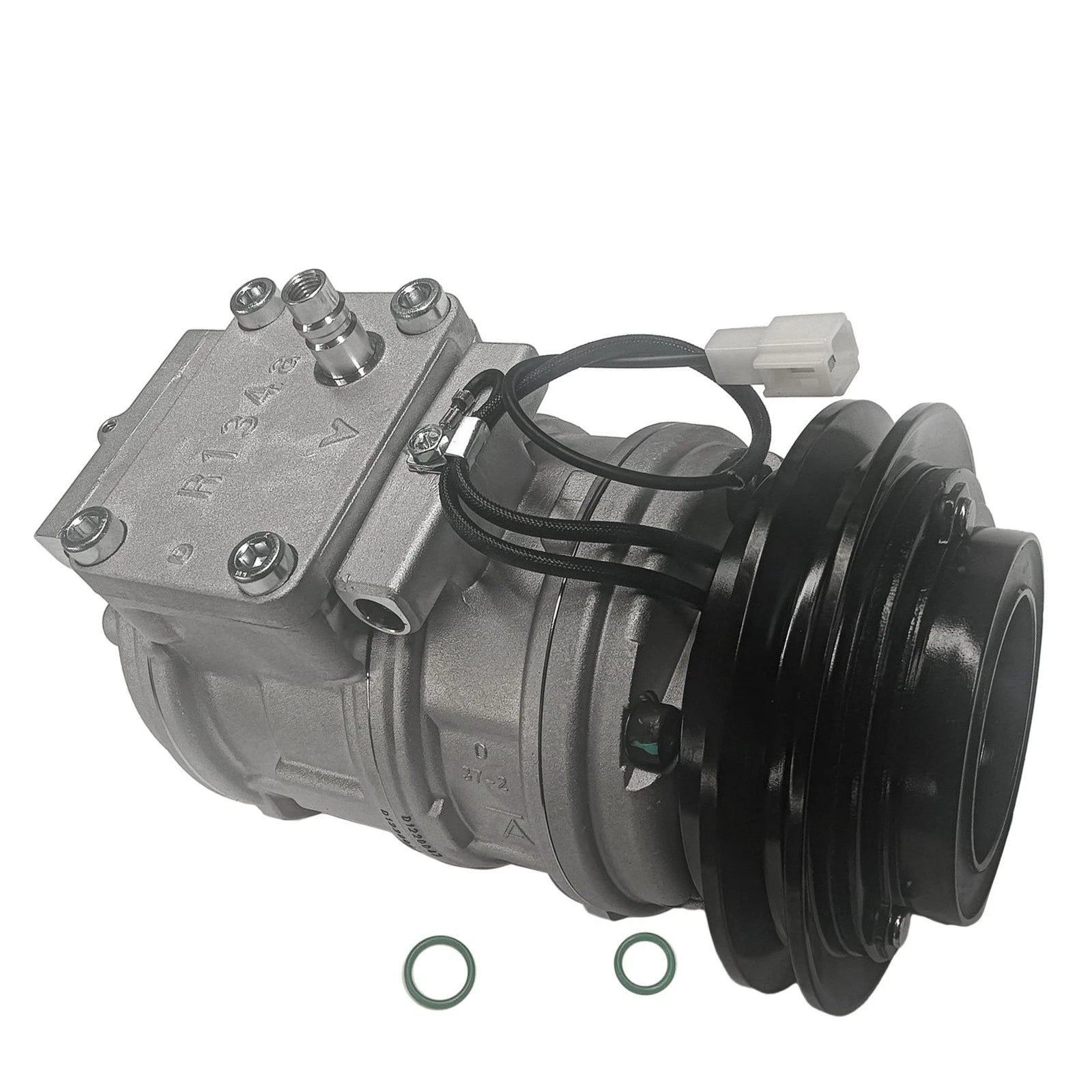 AC Compressor with 6-Groove Pulley for Peterbilt 379, 387 (2003–2005)