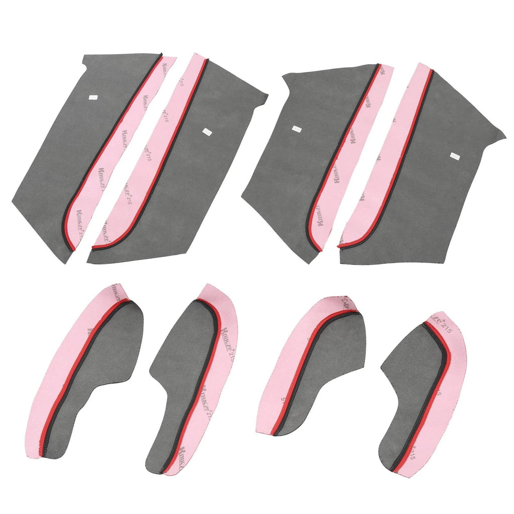 8Pcs Door Panel Armrest Cover for Honda Civic (2016–2020) Red Line