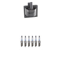 Set of 6 Hitachi Ignition Coils & Denso Platinum Spark Plugs for Astro Blazer (1995–2005)