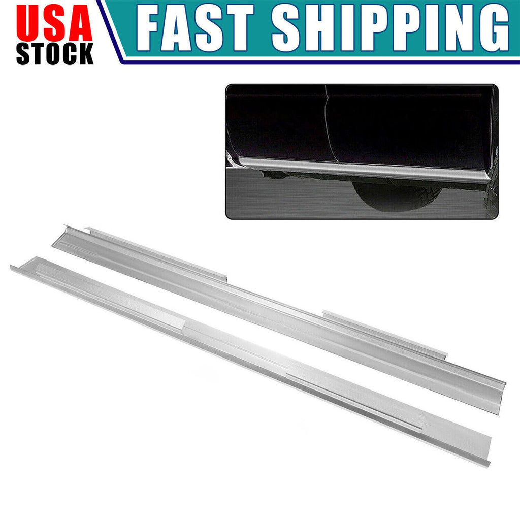 2X Slip-On Rocker Panels for GMC Sierra/Chevy Silverado/Avalanche (1999–2007)