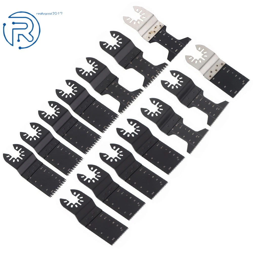 14-Piece Oscillating Multi Tool Saw Blade Set for