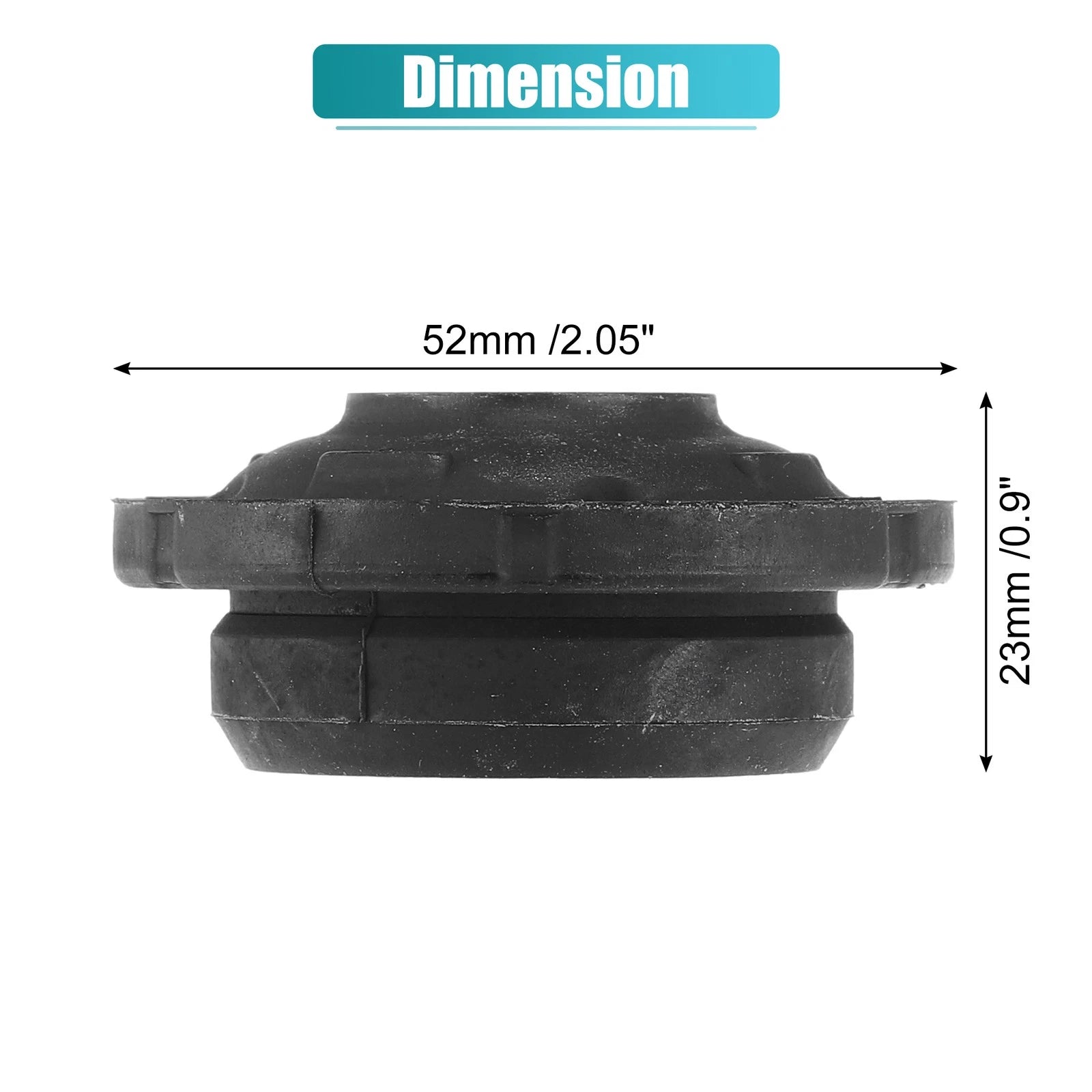 2X Radiator Mount Insulator for Ford Flex (2009–2019) No. 7T4Z-8124-A
