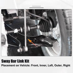 Set of 4 Tie Rod Ends for Nissan Altima 