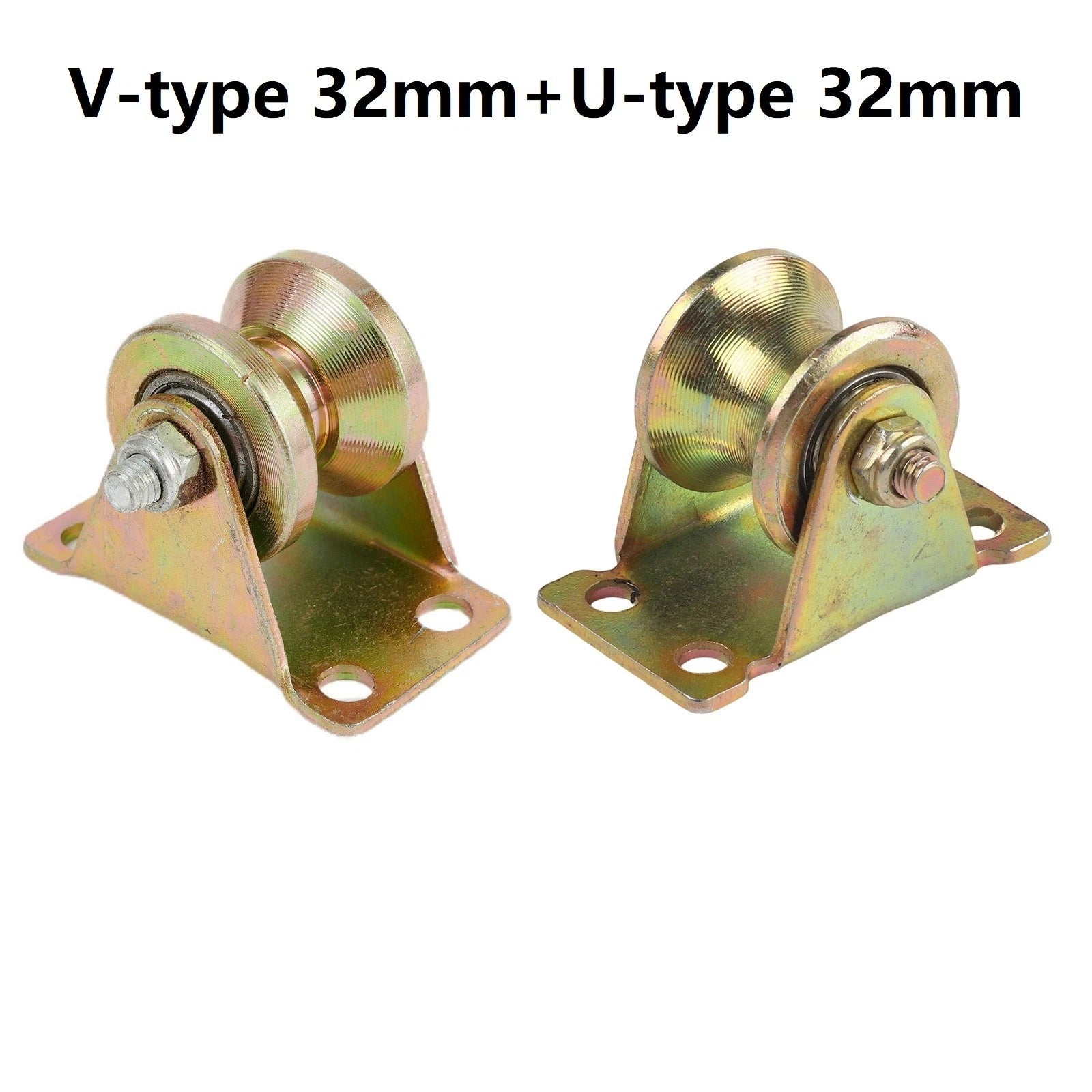 32mm Steel Pulley with V Groove U Groove for Sliding Door