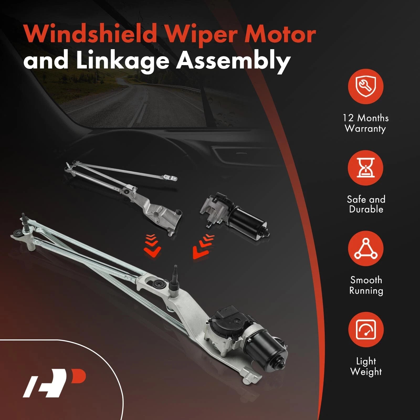 Wiper Motor & Linkage Assembly for Ford Focus (2008-2011)