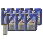 Engine Oil Change Kit 7L Liqui Moly 5W40 for Audi A6 Quattro