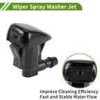 Windshield Washer Nozzle w/ Hose Connector for GMC (No. 15247800)