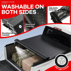 Tonneau Bed Cover Roll Up for GMC Sierra Chevy Silverado 1500 (2007-2025)