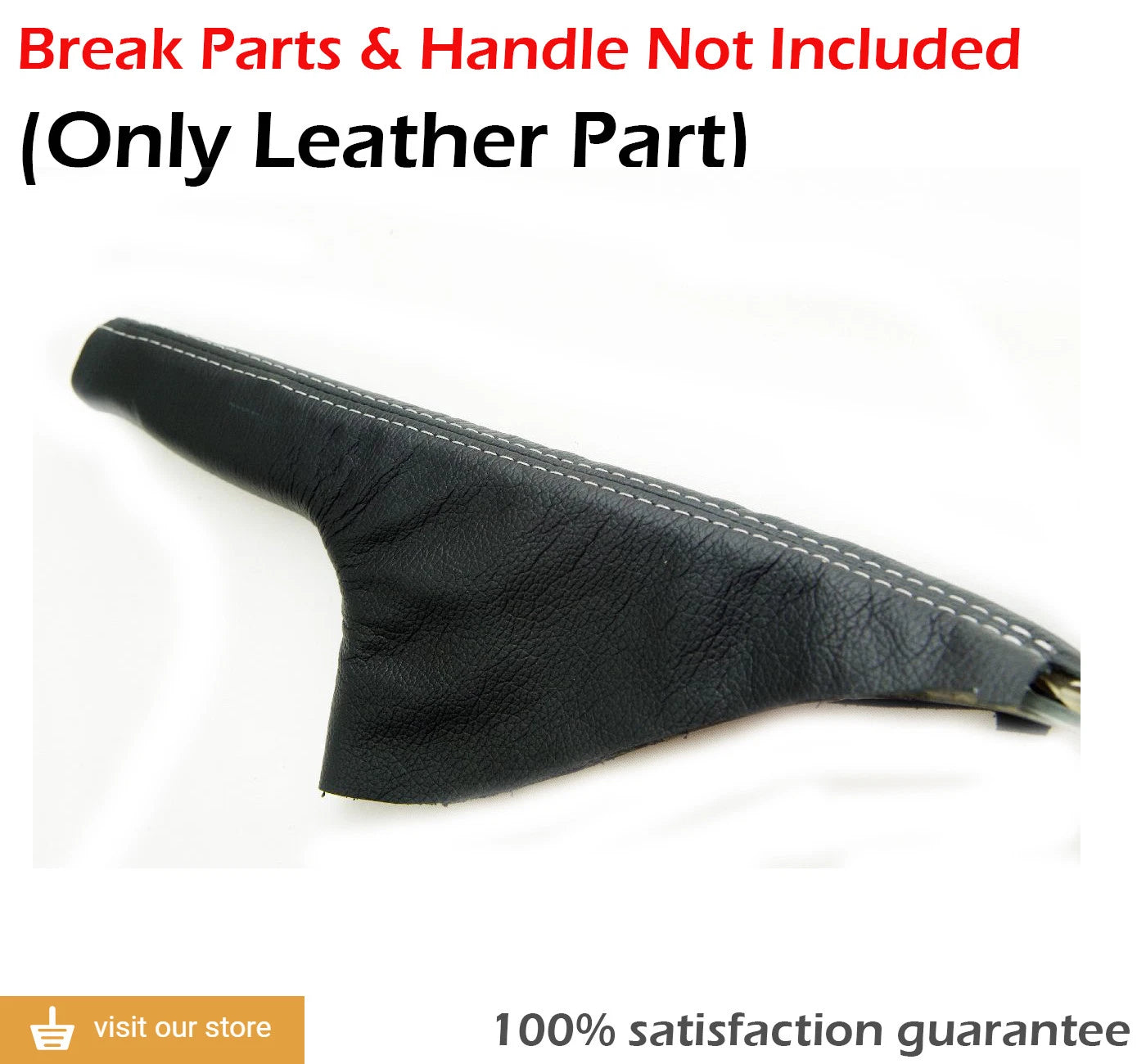 E Brake Boot for VW Vento GTI (1999–2004) Gray Stitch Synthetic Leather