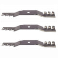 3 Toothed Blades for Cub Cadet RZT 50" Deck (Fits 942-04053C)