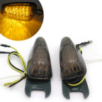 LED Turn Signal Light Indicator for Universal Motorcycle (Black)