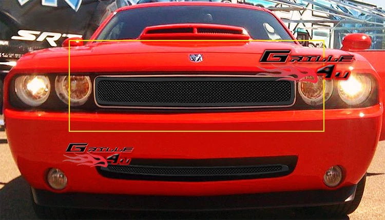 Stainless Black Mesh Grille Insert for Dodge Challenger (2009–2014)