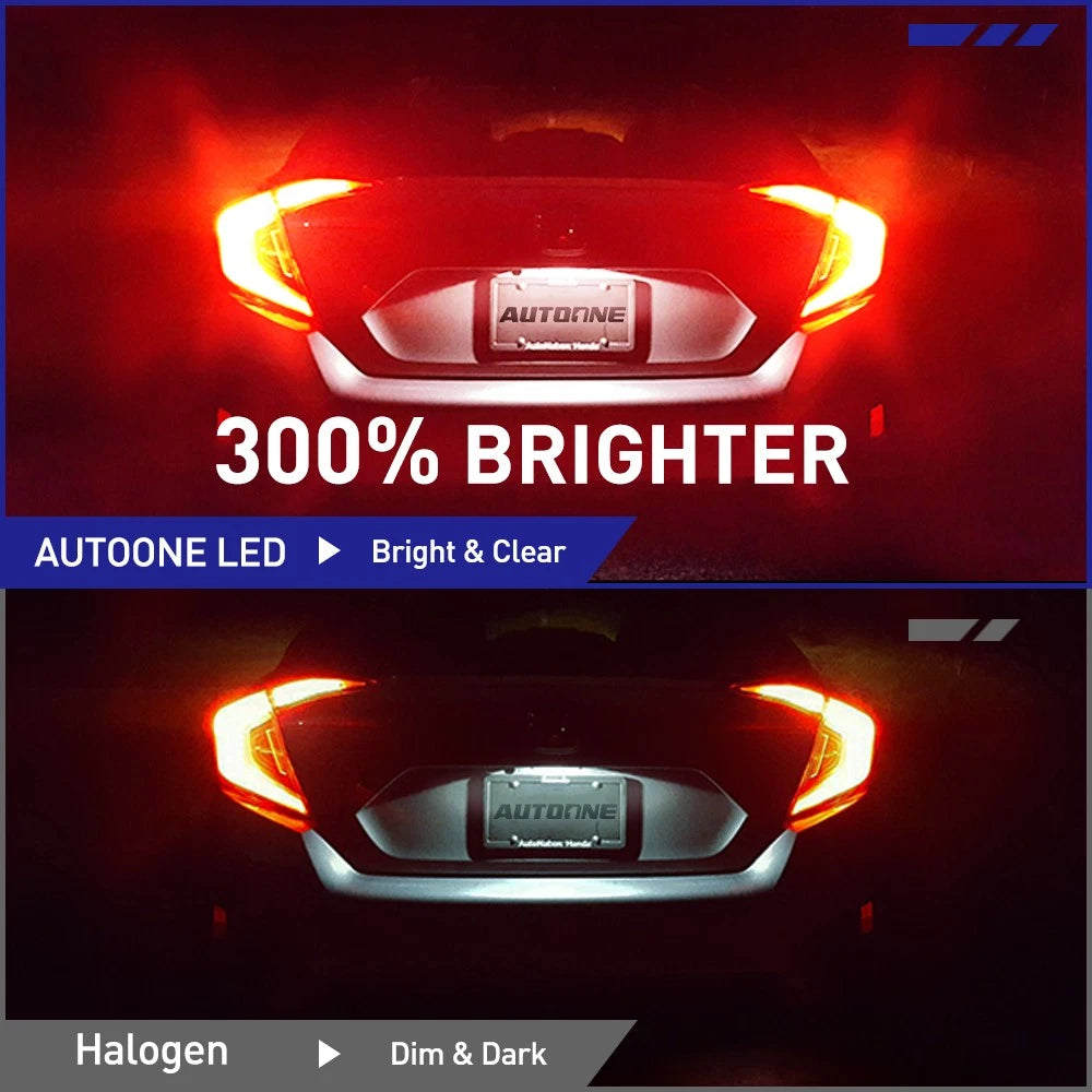2X LED Brake Stop Tail Light Bulb Red for BMW E46 E60 E90 F30 (2000–2019)