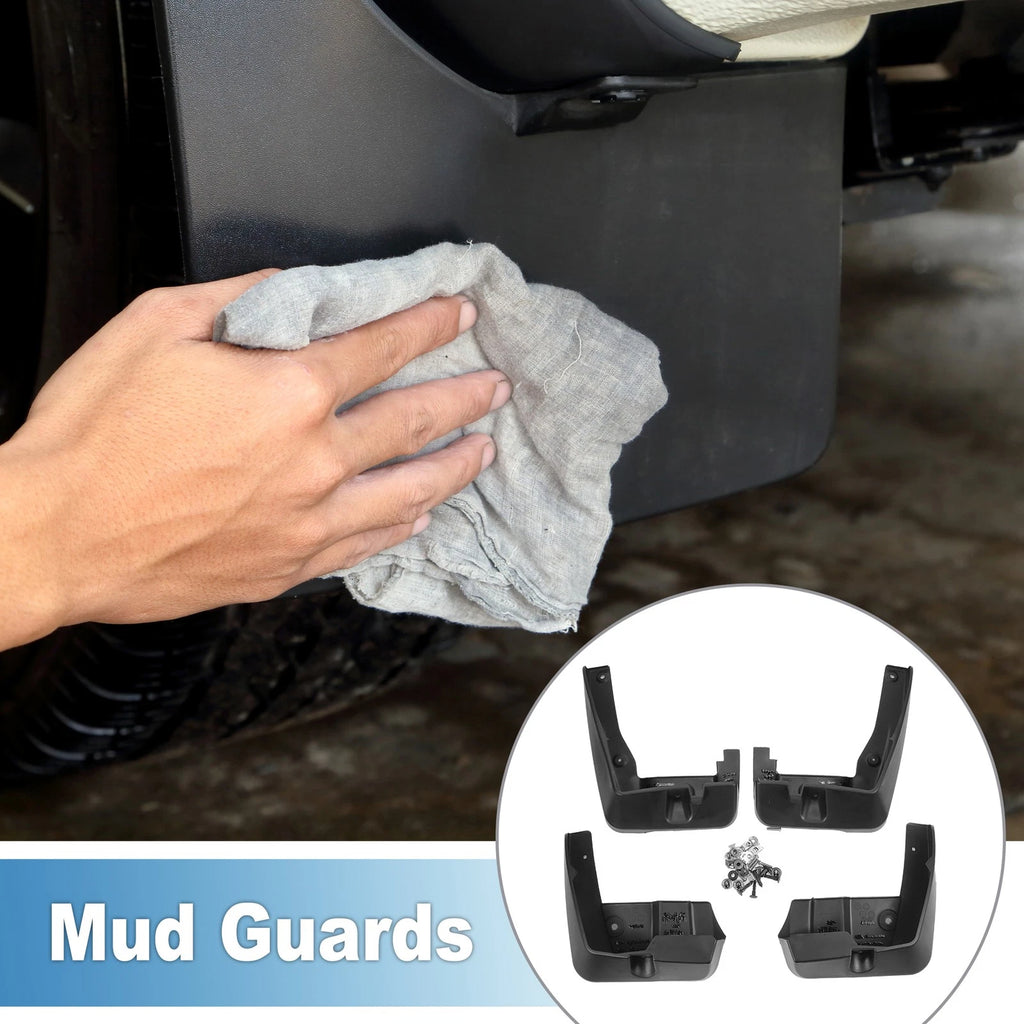 Set of 2 Front & Rear Mud Flap Splash Guards for Subaru Outback (2010–2014)