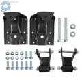 Rear Leaf Spring Hanger Bracket Shackle Kit for Chevy Silverado 1500 (1999–2013)