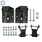 Rear Leaf Spring Hanger Bracket Shackle Kit for Chevy Silverado 1500 (1999–2013)