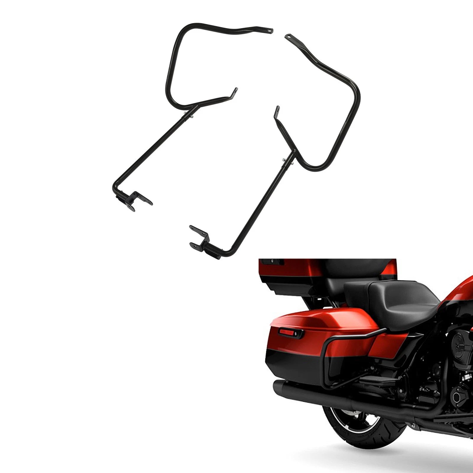Saddlebag Bracket Guard Support Bar for Harley CVO Street Road Glide (2023–2025)