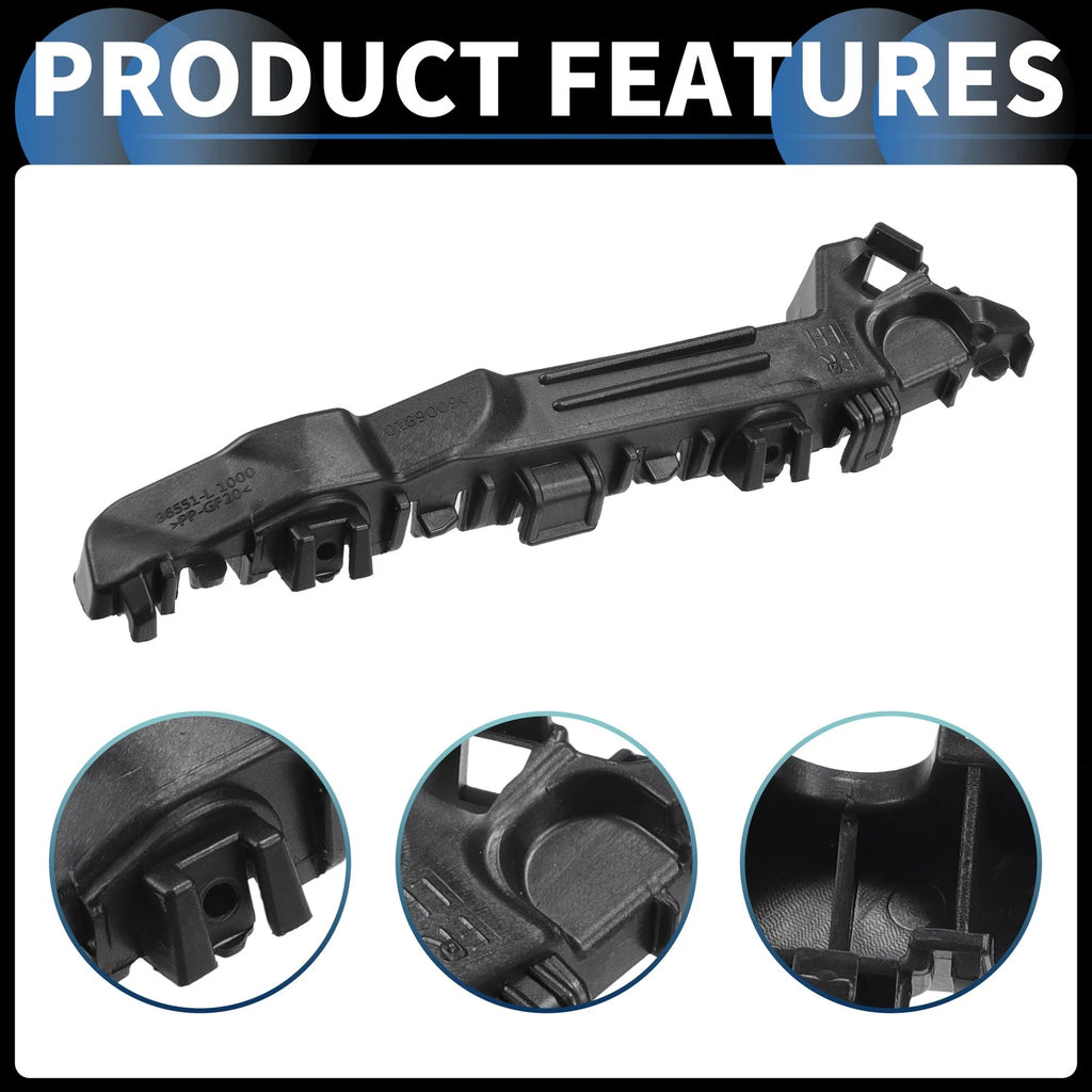 1pc Left Front Bumper Retainer Bracket No. 86551L1000 for Hyundai Sonata (2020–2023)