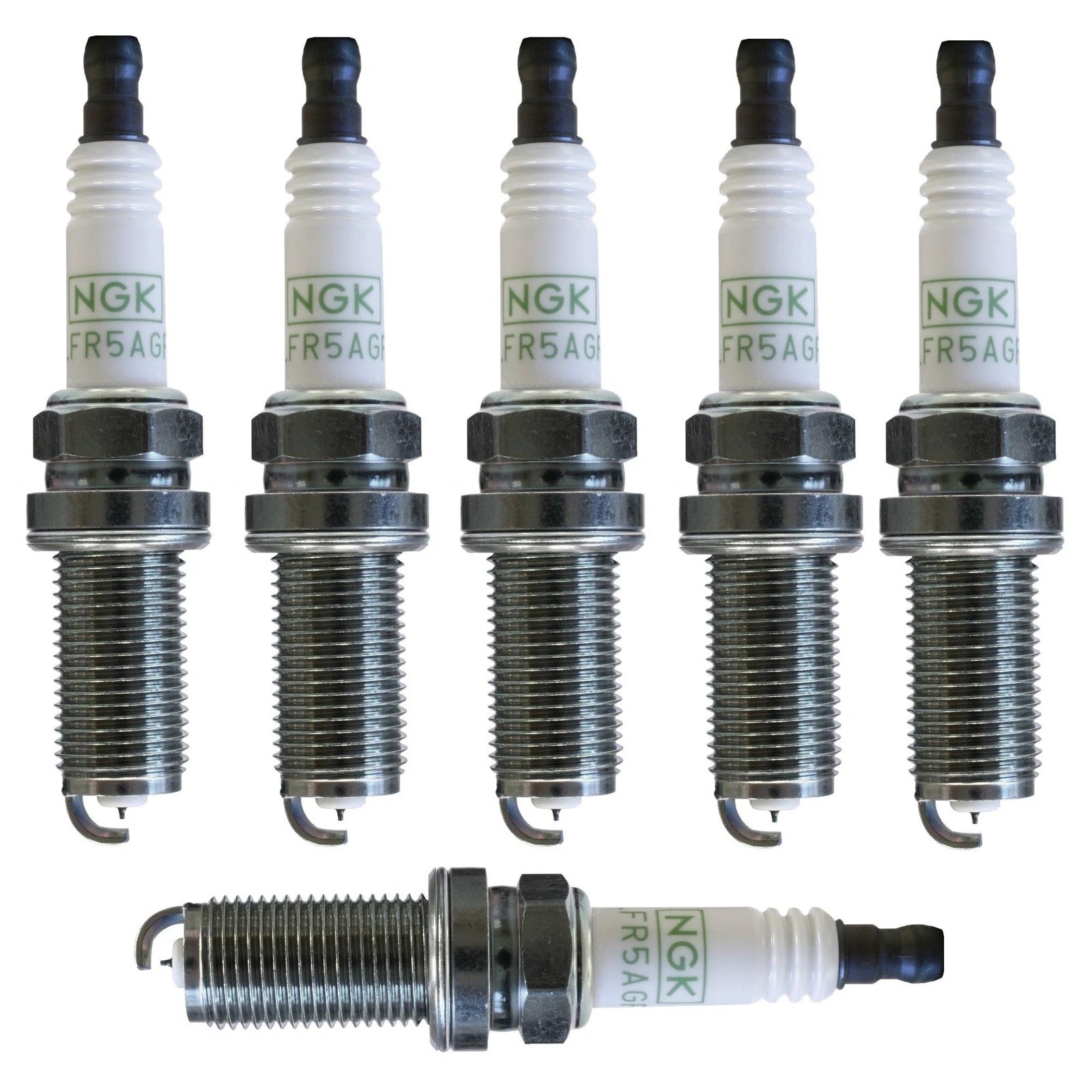 Set of 6 NGK G-Power Platinum Spark Plugs 0.044 for Nissan Toyota Kia