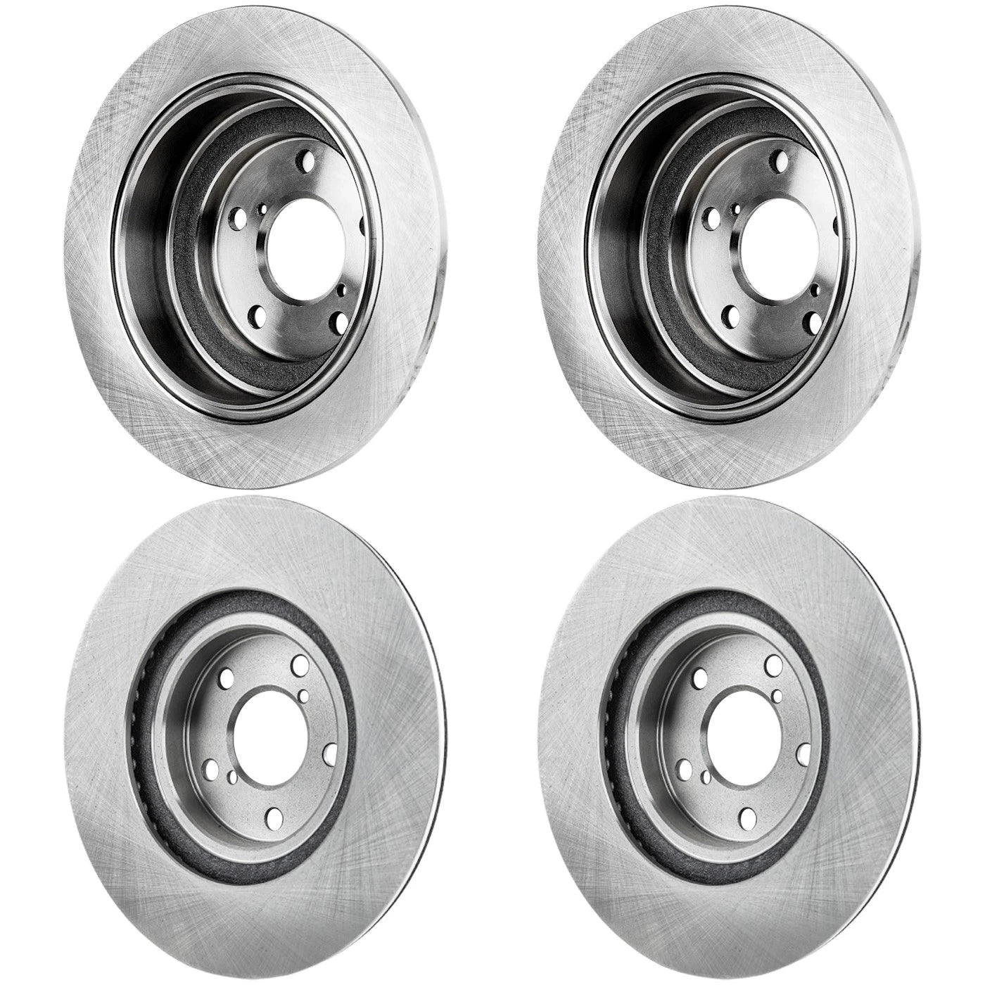 Front & Rear Brake Disc Rotors for Subaru Impreza, Saab 9-2X, Forester