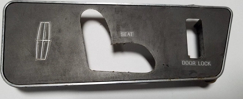 Power Seat Switch Cover LH for Lincoln Mark VII (1984–1992)