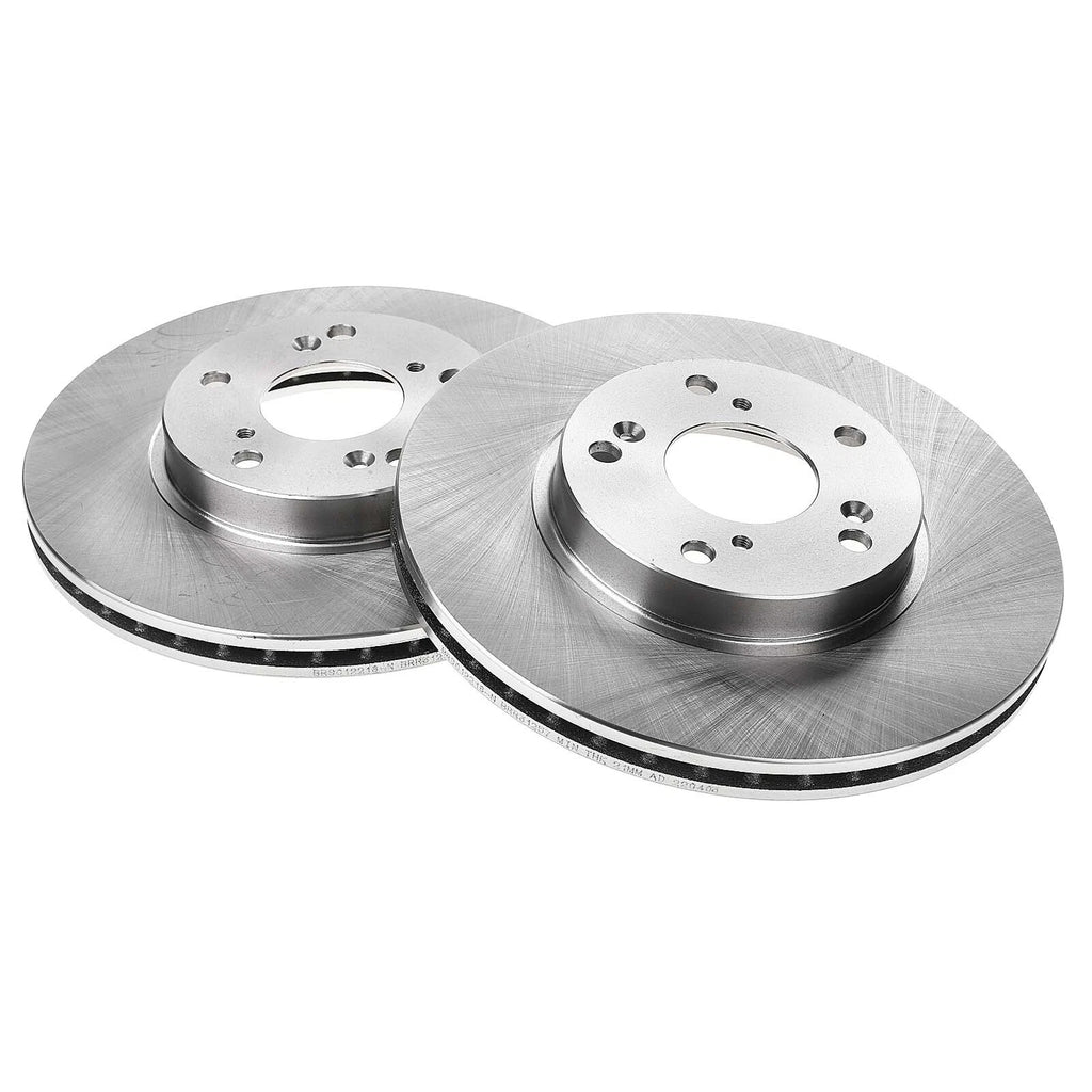 Front Disc Brake Rotors & Ceramic Pads for Honda Civic (2006-2010)