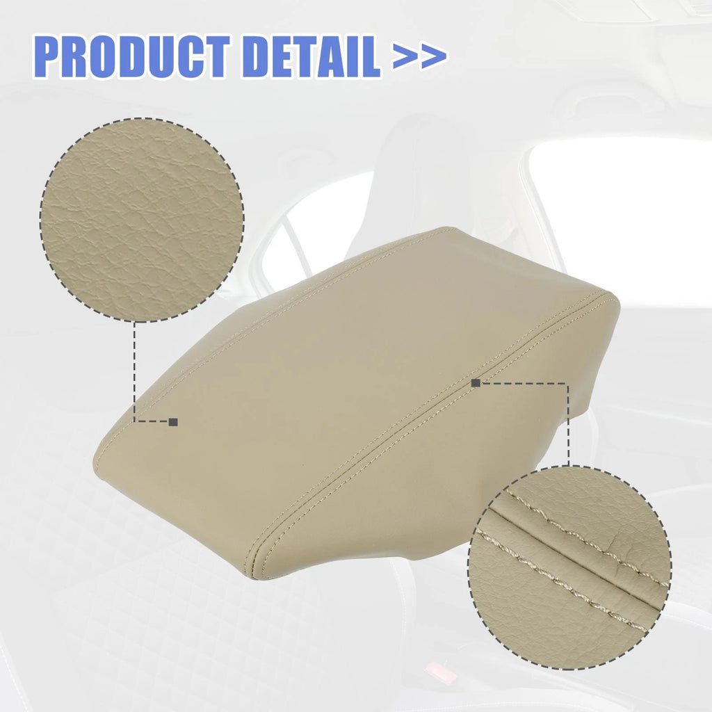 Center Console Lid Armrest Cover Protector for Toyota Prius (2004–2009) Beige
