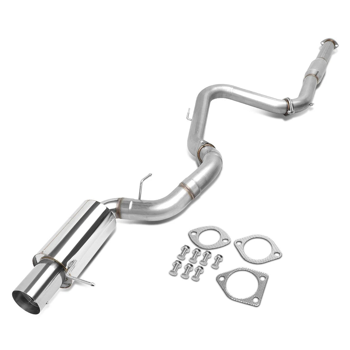 Catback Exhaust Pipe 2.25" for Eclipse 3G V6 (1995–1999) - 4" Muffler Tip