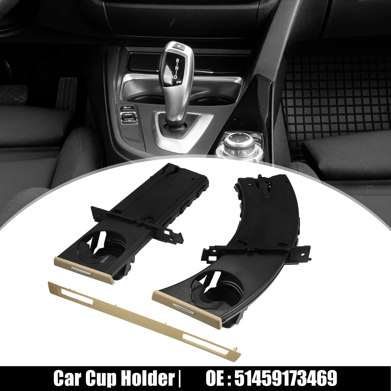 Set of 2 Cup Holders for BMW 323i (2006–2011) 51459173469