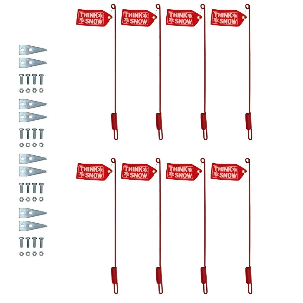 Set of 4 Snow Plow Blade Marker Guides for Western (Fits 59700, 410007, SNP7900)