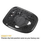 Left White Mirror Glass w/ Back for Honda (Non-Heated, Lamp)