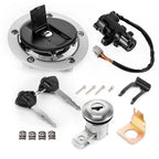 Set of 2 Fuel Gas Cap Seat Lock Keys Ignition Switch for Suzuki GSXR 1000 750 (2005–2018)