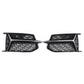 Set of 2 Chrome Front Fog Light Grille Covers for Audi A6 S6 C8 (2018–2024)