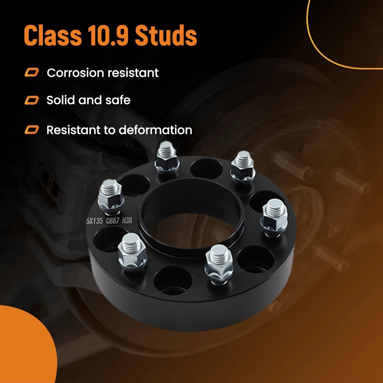 Set of 4 Hub Centric Wheel Spacers 6x5.31" for Ford F-150 Expedition