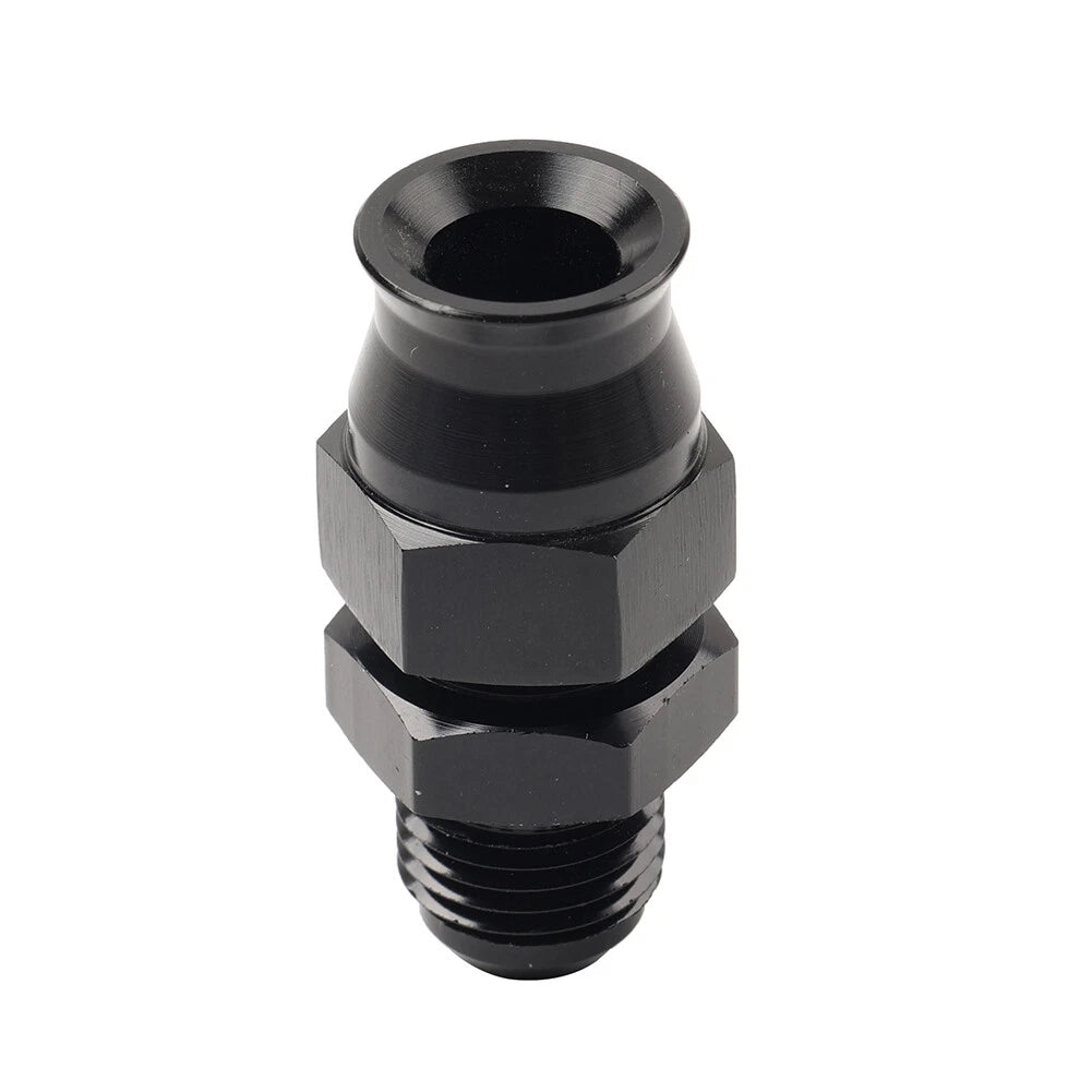 6AN Male to 3/8" Tube Hardline Fuel Line Compression Fitting Adapter