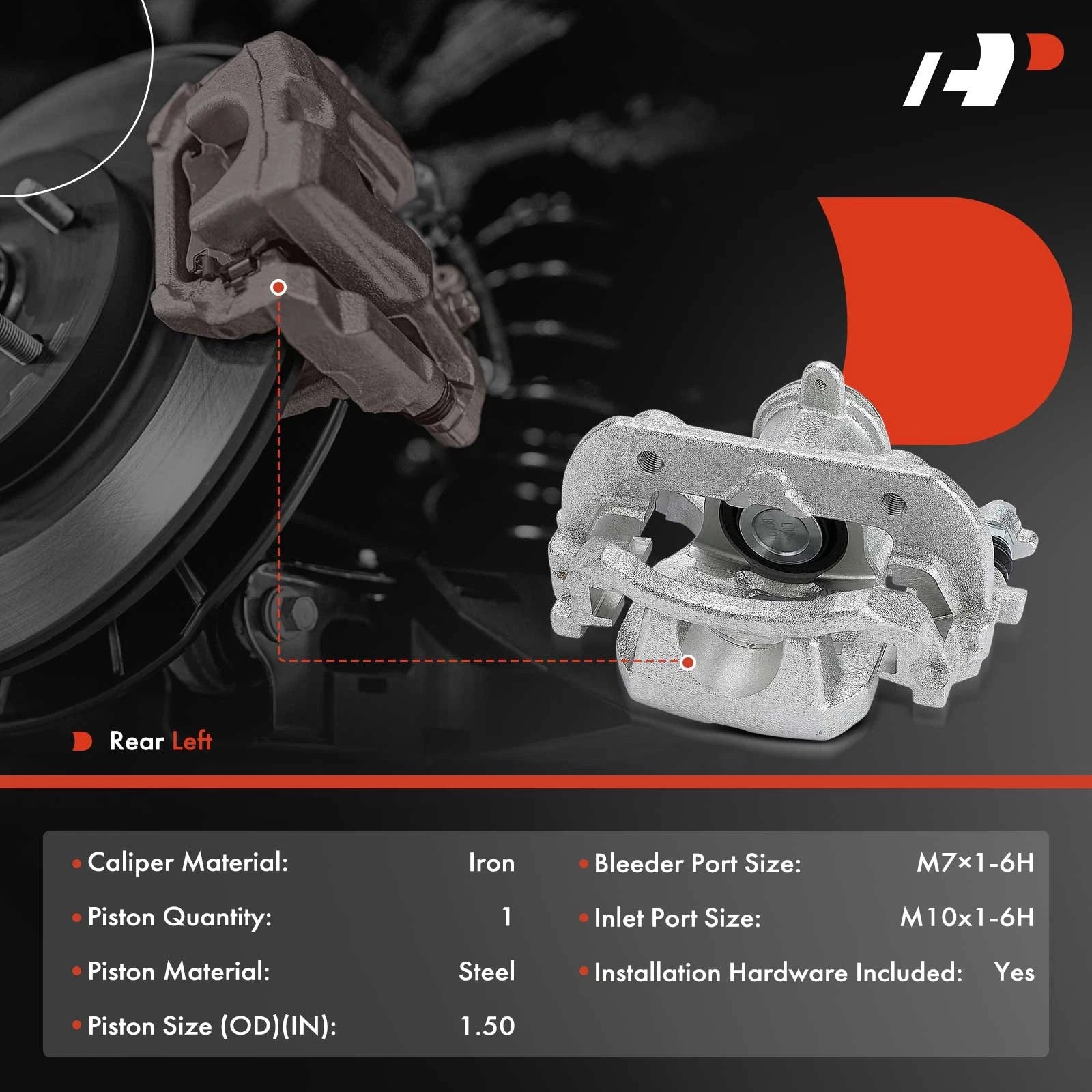 Brake Caliper for Toyota RAV4, Prius Venza (2013–2022)