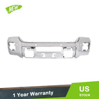 Chrome Split-Type Front Bumper for GMC Sierra 2500HD 3500HD (2015–2019)