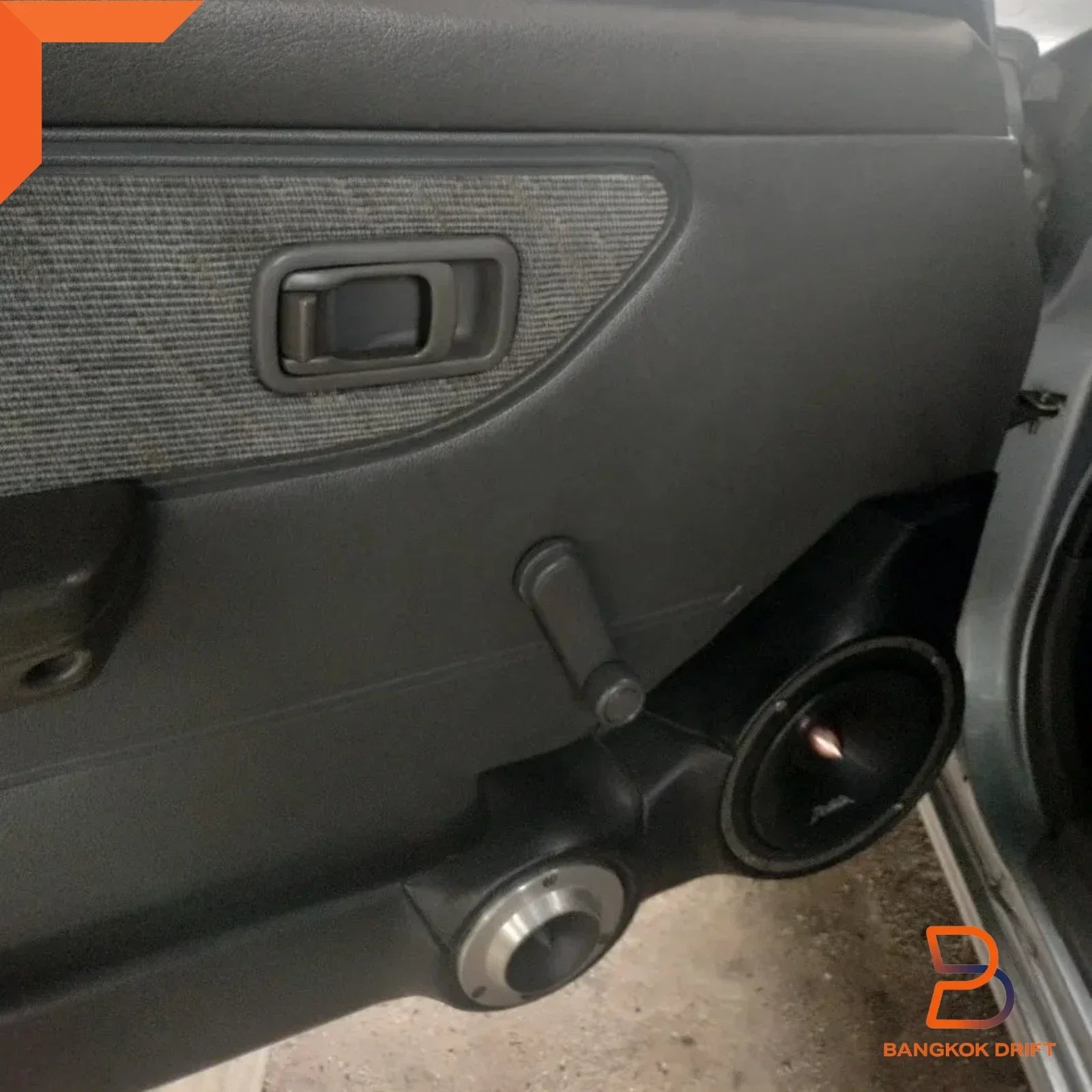 Grey Interior Window Crank Handle for Nissan Navara D21 (1986-1997)