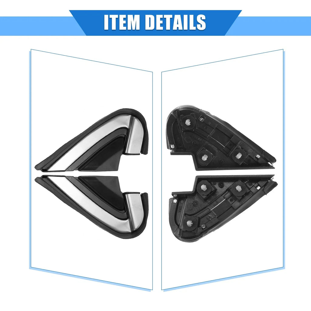 2 x Left Right Mirror Corner Triangle Fender Covers for Honda CR-V (2007-2011)