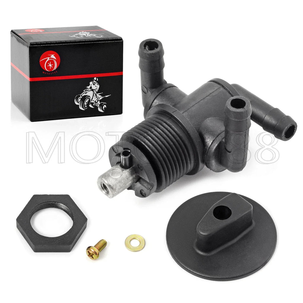 Fuel Valve Petcock 3 Way & Knob NUT for Polaris Sportsman (2000–2023)