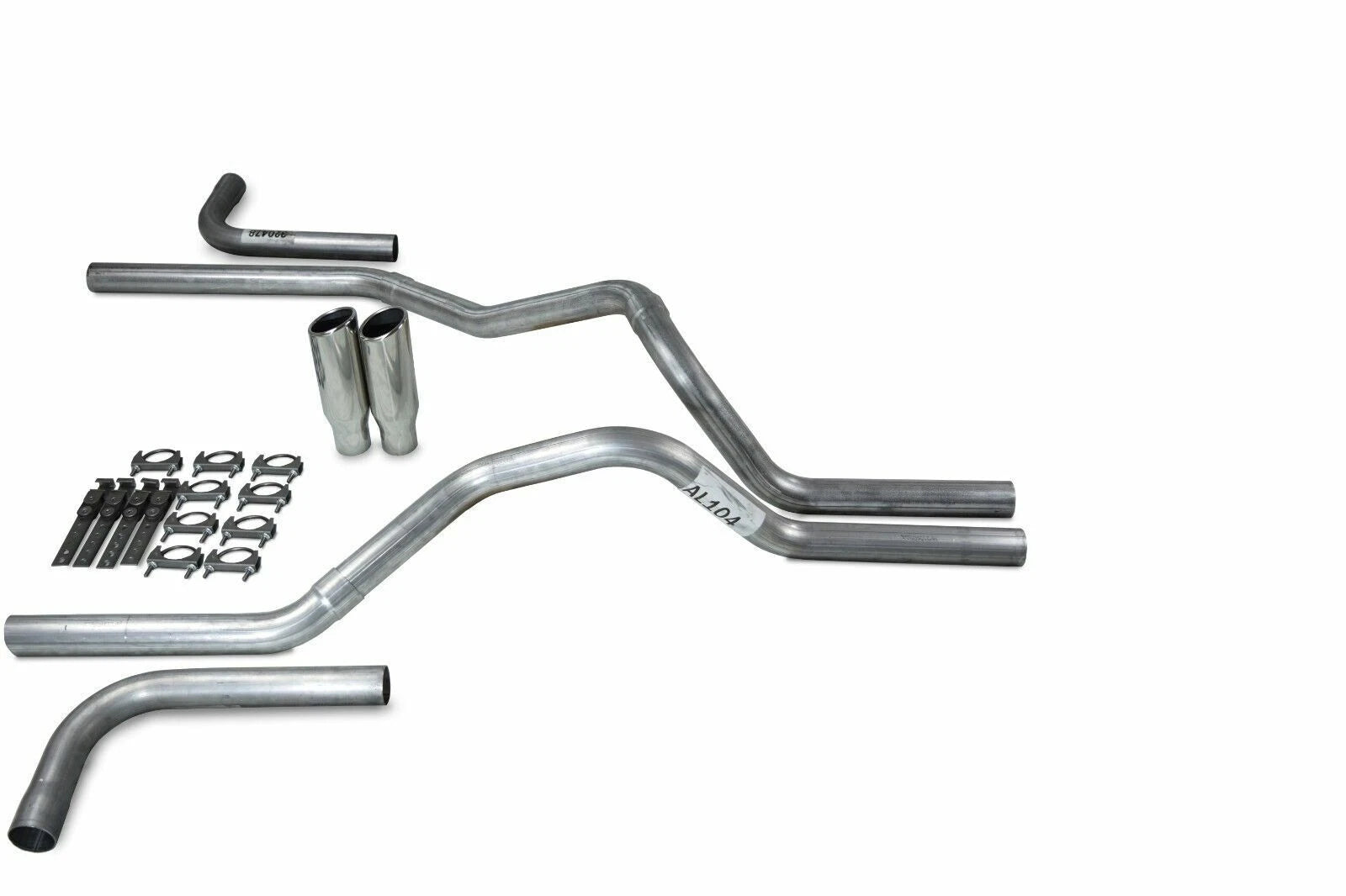 2.5" Dual Exhaust Kit for Ford F150 (2021–2025) - Side Exit, Clamp on Tips