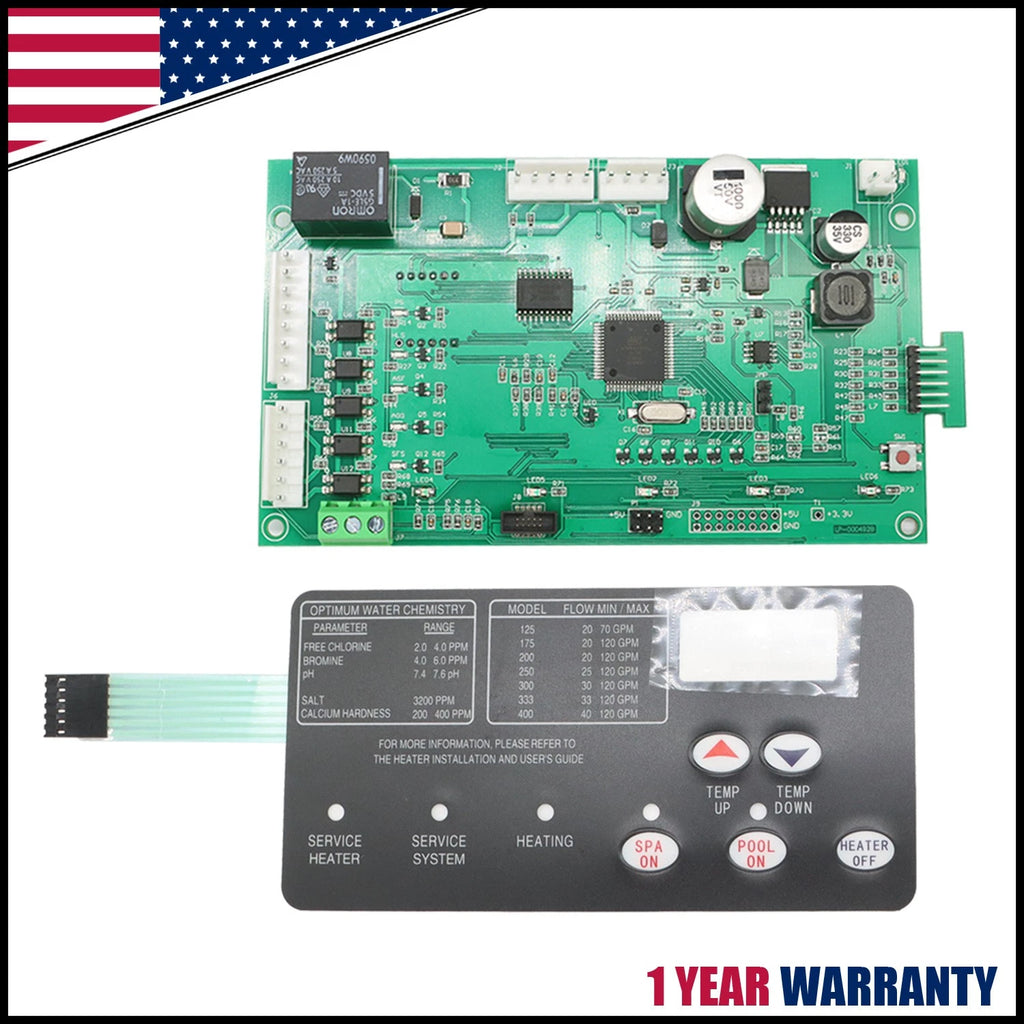 Control Board Kit w/ 472610Z Switch Pad for Pentair MasterTemp (NA/LP)