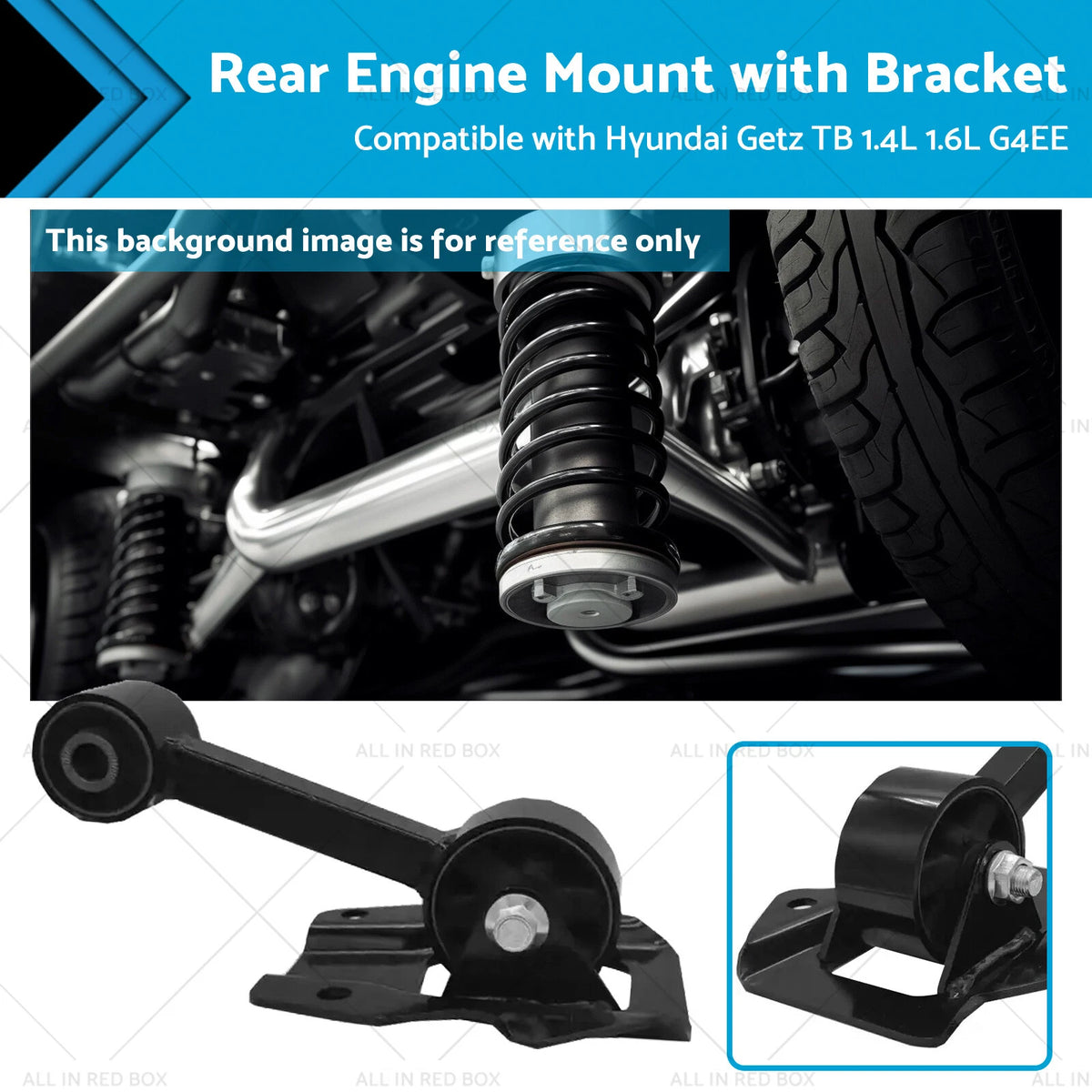 Rear Engine Mount with Bracket for Hyundai Getz (2005–2011)