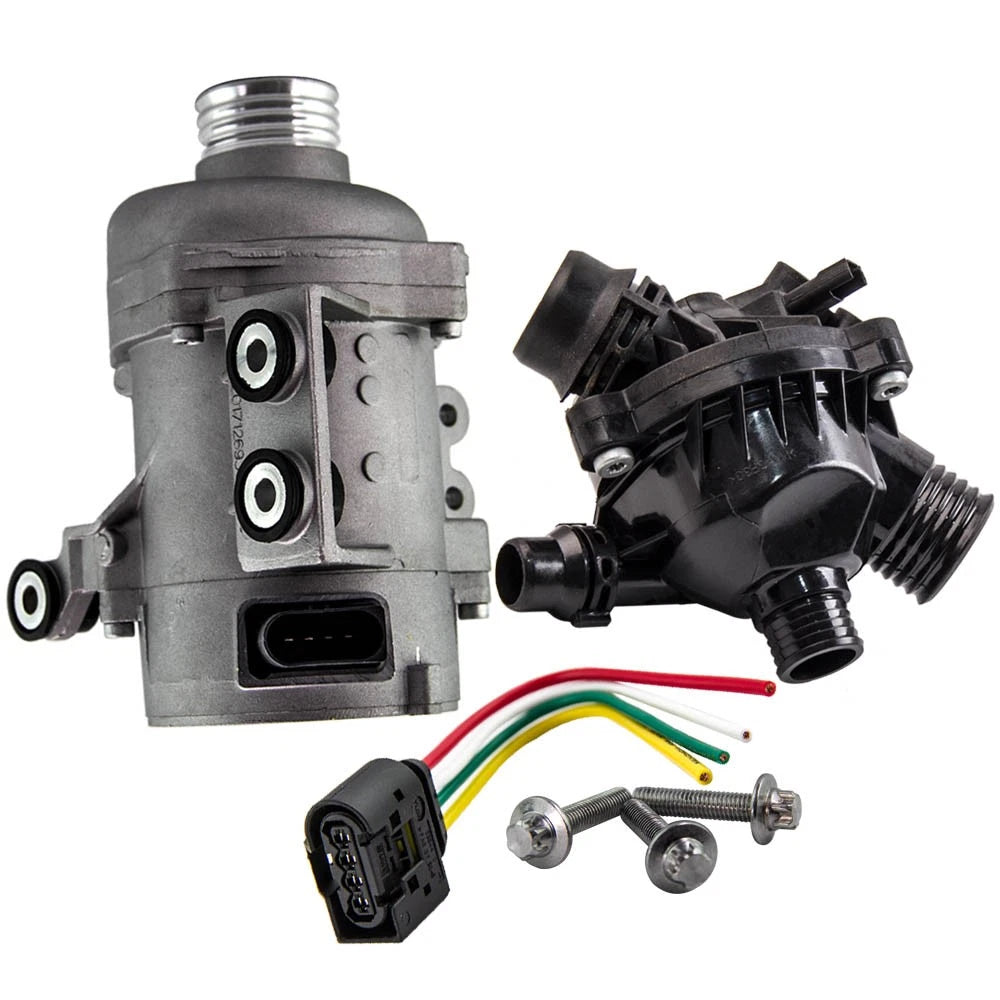 Water Pump & Thermostat Kit for BMW E60 E61 E70 E83 E90 E91 (2005–2013)