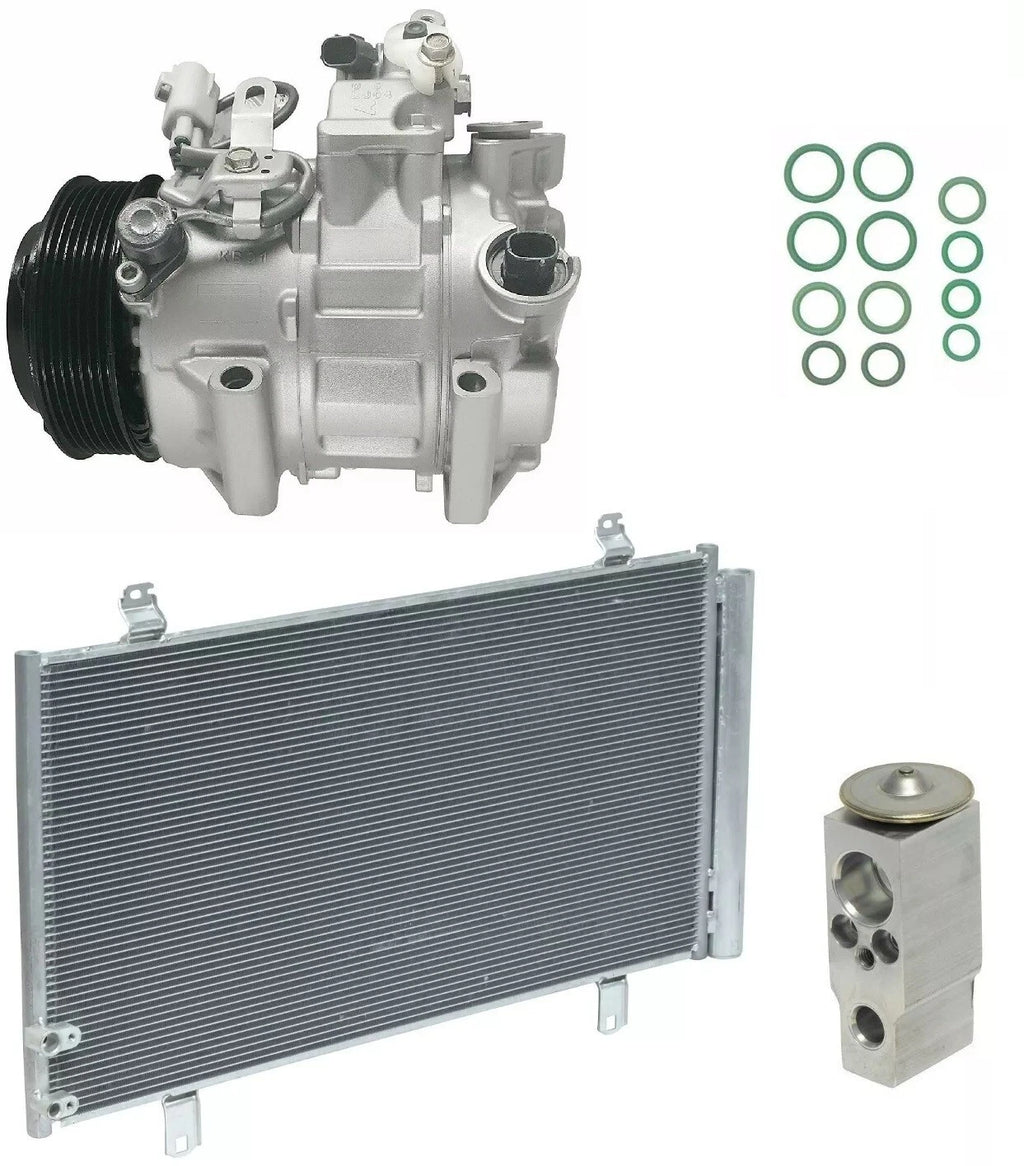 A C Compressor Kit With Condenser Replacement for Toyota Camry 3.5L V6 (2012–2018)
