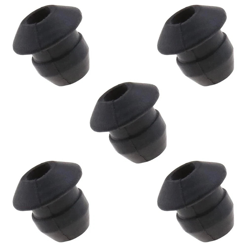 10X Fuel Tank Hose Grommets for Lawn Mowers (Rubber)