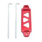 Red JDM Battery Hold Tie Down w/ J-Hooks for Honda Civic EG EK S2000 (1992–2005)