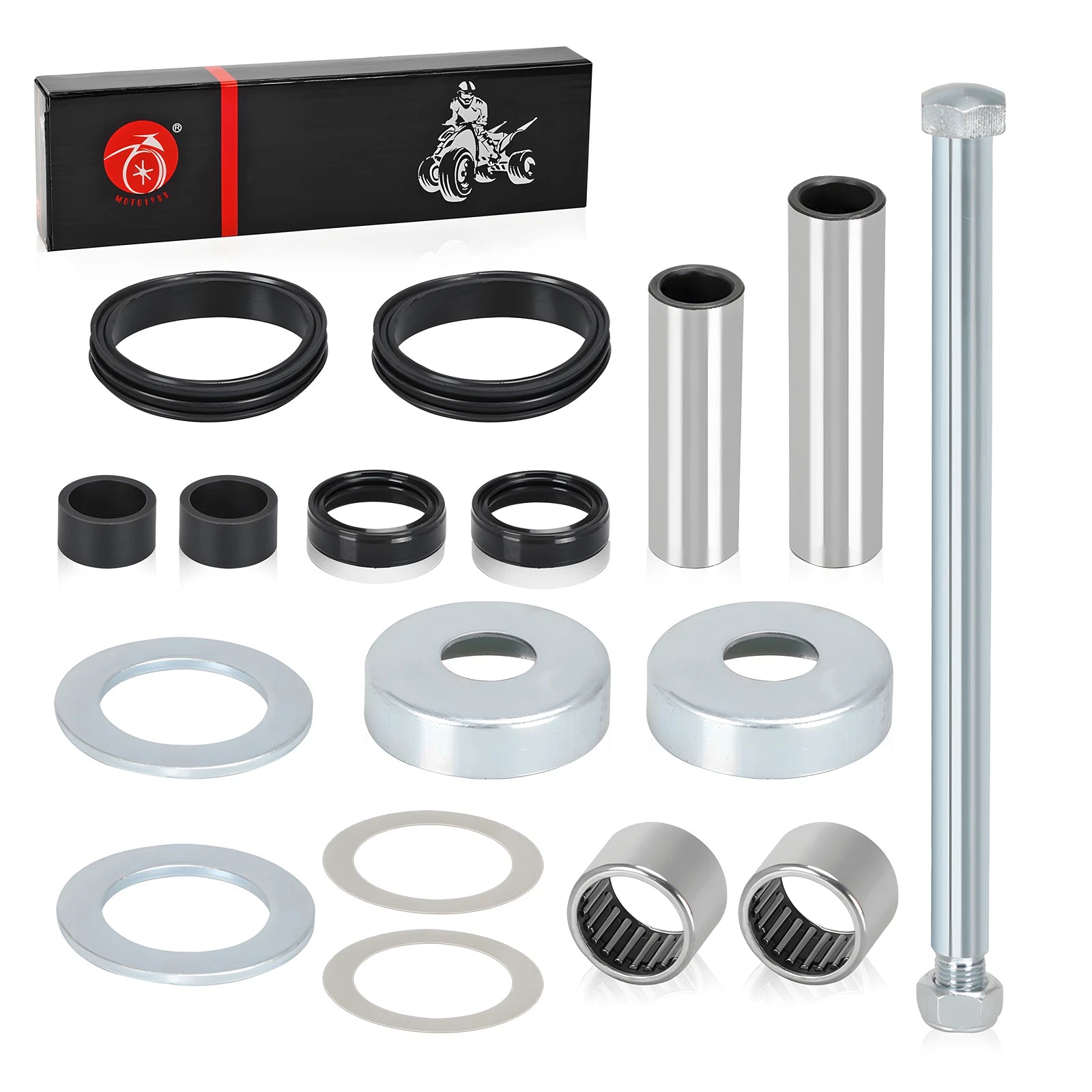 Blaster Rear Swing Arm Bushing Bearing Bolt Seals Kit for Yamaha YFS200 (1988-2006)