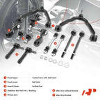 Hub Bearing CV Axle Control Arm Kit for Chevy Silverado GMC