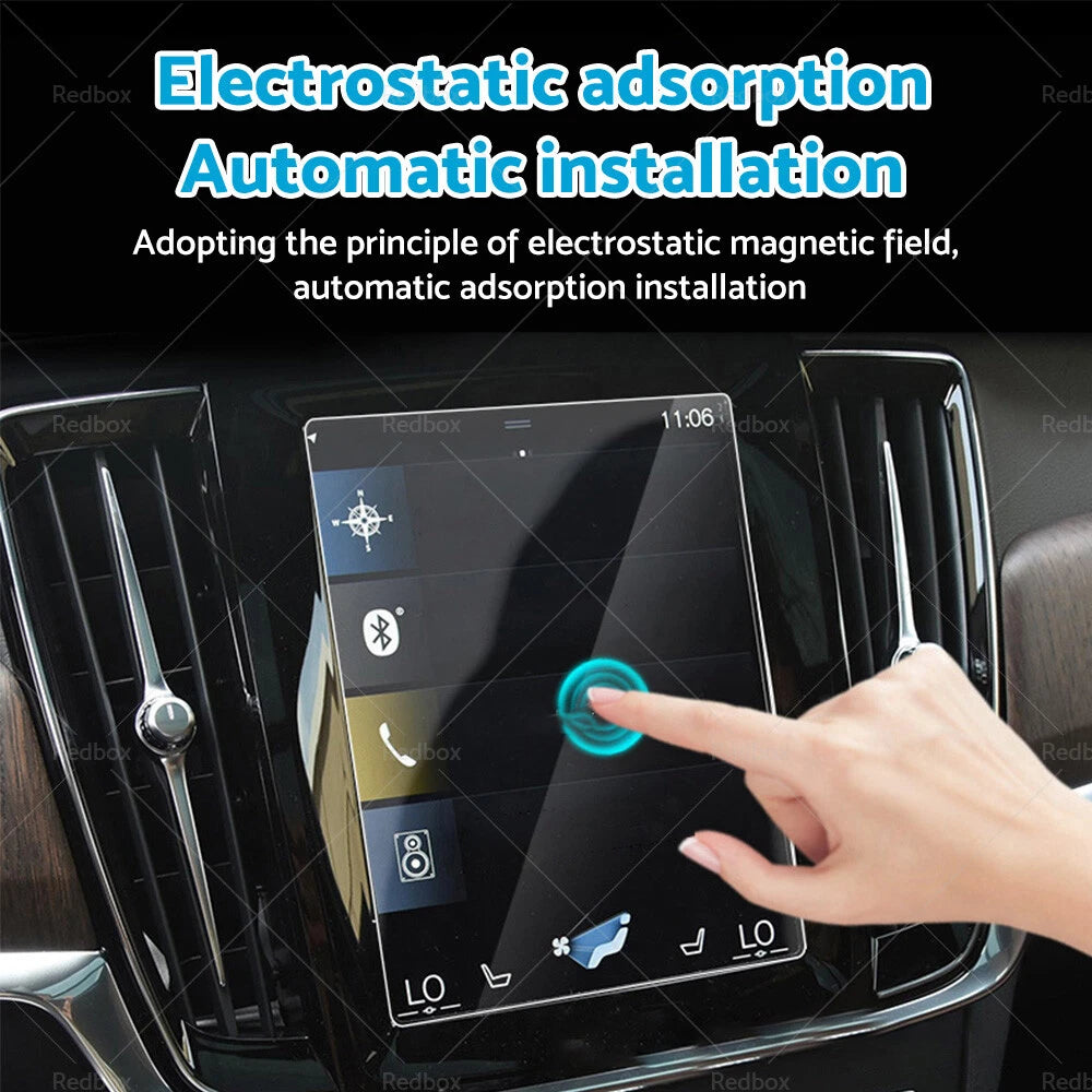 Tempered Glass Touchscreen Protector for Volvo XC40 (2018–2022)